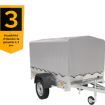 Remorque 750 kg 200 x 125 avec bâche dôme